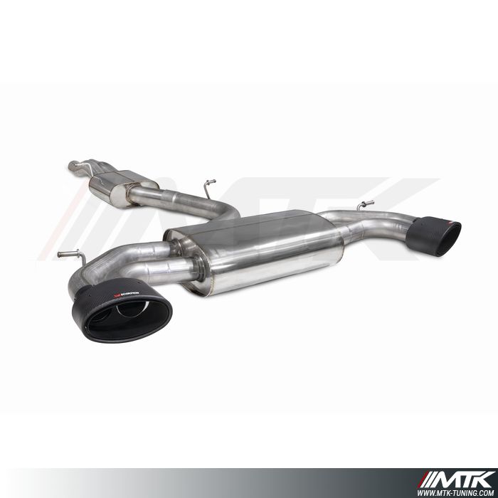 Catback avec silencieux intermédiaire  Audi RS3 berline 8V inclu modeles avec FAP